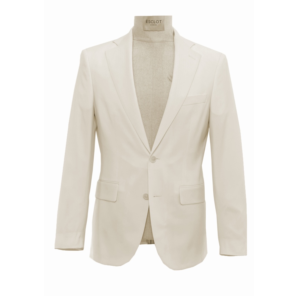 Lady Women Suits Set Spring And Autumn White Peak Lapel